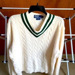 Men’s Polo Cashmere sweater. L